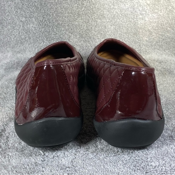 Time And Tru Shoes Women’s Size 9 Flats Slip On Burgundy New - Picture 5 of 10